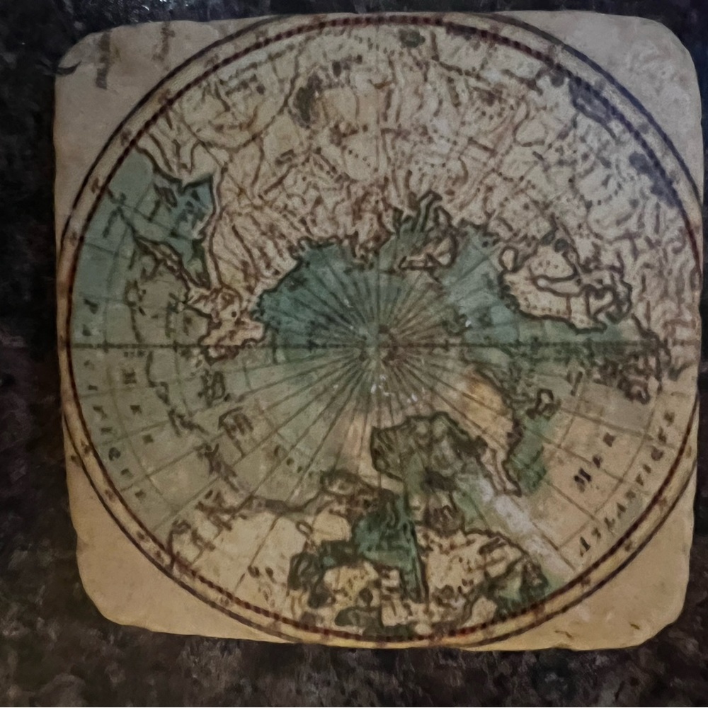 World map coasters - Picture 4 of 6